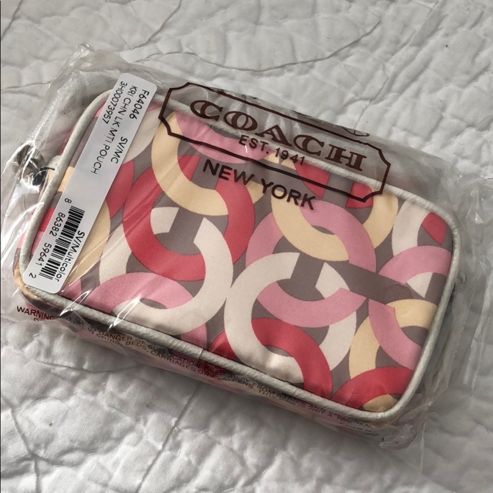 NWT Coach Multi Use Pouch